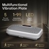 MaseiKar Vibration Plate Exercise Machine for Women, Whole Body Workout Platform with Resistance Bands, Remote Control, Home Gym Fitness, 330LBS Load - 4 of 4