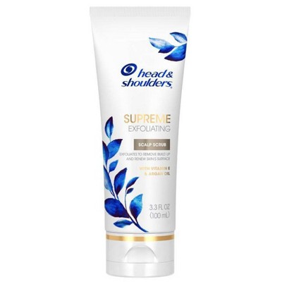 Head & Shoulders Supreme Anti-Dandruff Exfoliating Scalp Scrub Treatment for Relief from Itchy & Dry Scalp - 3.3 fl oz