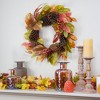 Northlight Leaves and Berries Twig Artificial Thanksgiving Wreath - 26-Inch, Unlit - 2 of 4