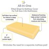 BreathableBaby All-in-One Fitted Sheet & Waterproof Cover for 52" x 28" Crib Mattress (2-Pack) - 2 of 4