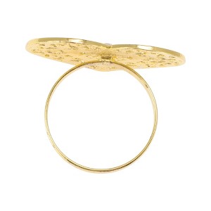 Unique Bargains Napkin Rings Faux Diamond Heart Stainless Steel 1 Pc - 1 of 3