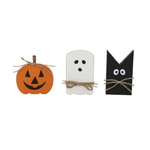 SEVOBAL Party Decorations and Accessories Whimsical Halloween Table Decor 3 Set for Festive Home Display, Black, Orange,White, 50.5"*9"*7" - 1 of 4