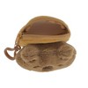 Unique Bargains Round Coin Purse Wallet Brown 1 Pc - 4 of 4