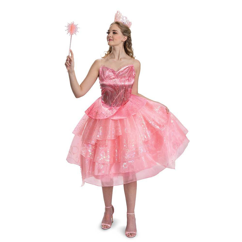 NBCUniversal Adult Wicked Glinda Upland Halloween Costume