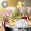 Big Dot of Happiness Rose Gold Grad - DIY Grad Cap Graduation Party Bottle Topper Decorations - Set of 20 - 2 of 4