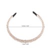 Unique Bargains Women's Faux Crystal Headband 0.59" Wide 1Pc - 4 of 4