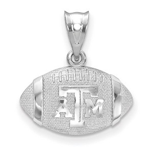 Black Bow Jewelry Sterling Silver Texas A&M Aggies NCAA Pendant - 1 of 3