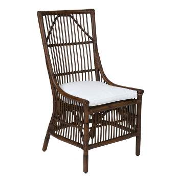 Set of 2 Edie Dining Chairs Brown - East at Main