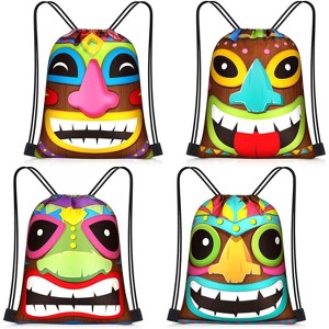 Sport Drawstring Bags Bulk, Waterproof Backpacks for Team Sports, Beach, Party Favors & Gym Use, Multi-Pack - 1 of 4