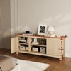 Tv Stand for 65'' Entertainment Center with Cabinets Open Shelves Media Console Table - 3 of 4