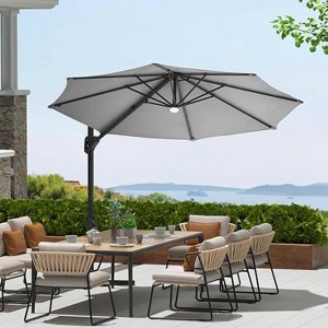 GustoWave Rotating 10Ft Patio Umbrella for Pool, Deck, Garden - 1 of 4