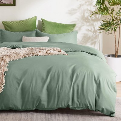 3 pieces Duvet Cover Soft Double Brushed Bedding Set for Kids & Adults Zipper Closure