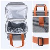 REGALWOVEN Oxford Wipe Clean Insulated Large Capacity Lunch Bags 10.2 x 7.1 x 11 Inches - 3 of 4