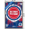 Trends International NBA Detroit Pistons - Maximalist Logo 23 Framed Wall Poster Prints - 3 of 4