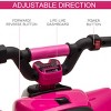 TopComfy Baby Walkers Kids ATV 4 Wheeler Ride on Car, Quad Vehicle with Switch for Kids, Childlike Fun, Healing, Pink, 27"*15"*11.5" - 3 of 4