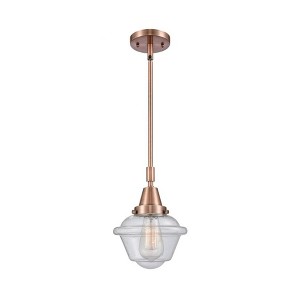 Oxford - 1 Light Stem Hung Mini Pendant In Traditional Style-9.13 Inches Tall and 7.5 Inches Wide - 1 of 1