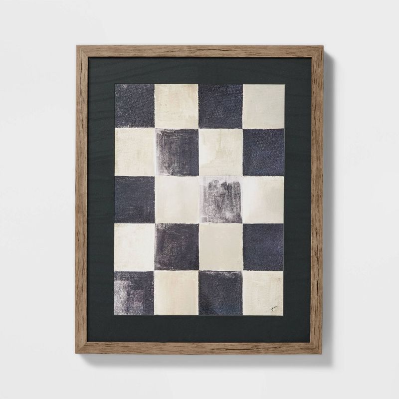 16&#34; x 20&#34; Checkerboard Framed Wall Art - Threshold&#8482; designed with Studio McGee, 1 of 8