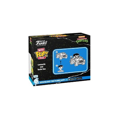 Funko Bitty POP! Rides: Teenage Mutant Ninja Turtles Leonardo and Turtle Van Figures