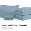 7PC Campus Ready Dorm Twin XL Bedding Bundle, Solid Comforter, Pillows and Sheet Set - 2 of 4