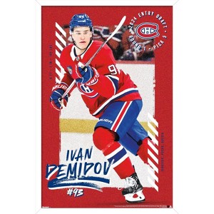 Trends International NHL Montreal Canadiens - Ivan Demidov 25 Framed Wall Poster Prints - 1 of 4