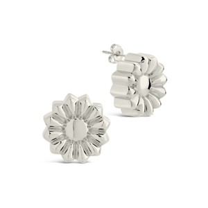 SHINE by Sterling Forever Canelé Stud Earrings - 1 of 3