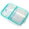 Lexi Home 3-Compartment 35 oz. Glass Meal Prep Container - 2 of 4