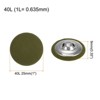 Unique Bargains Round Metal Sewing Cloth Covered Button 10 Pcs - 2 of 4