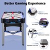 Tangkula 54" Air Hockey Table - Arcade Hockey Table Gaming Set w/LED Electronic Scoring & Lights 2 Pucks 2 Pushers Powerful 12V Motor - 4 of 4
