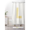 Deny Designs April Lane Art Block Monogram Memory Foam Bath Mat - 4 of 4