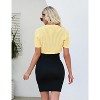 Womens Short Sleeve Shrug Cardigan Bolero Lightweight Open Front Knit Sweater Cardigans Shrug for Dress - 4 of 4