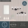 VAXCEL Bellwood Traditional Bathroom Vanity Lighting Fixture, Clear Seeded Bell Glass Shade - 4 of 4