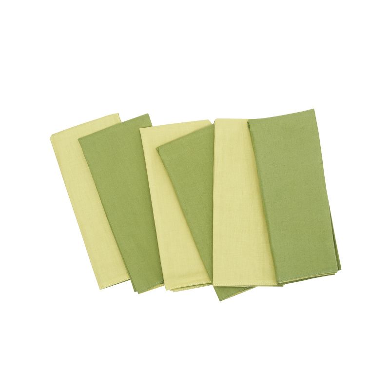 C&F Home Grass Cotton Reversible Napkin Set of 6, 1 of 3