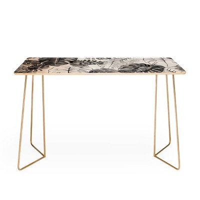 Schatzi Kona Tropical Desk Gold - Deny Designs