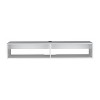 Vynxaria Floating TV Stand Moore, Living Room, White, H 9.2" x D 8.8" x W 28.6" - 3 of 4