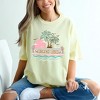 Simply Sage Market Women's Beach Bum Stripes Short Sleeve Garment Dyed Tee - 2 of 3