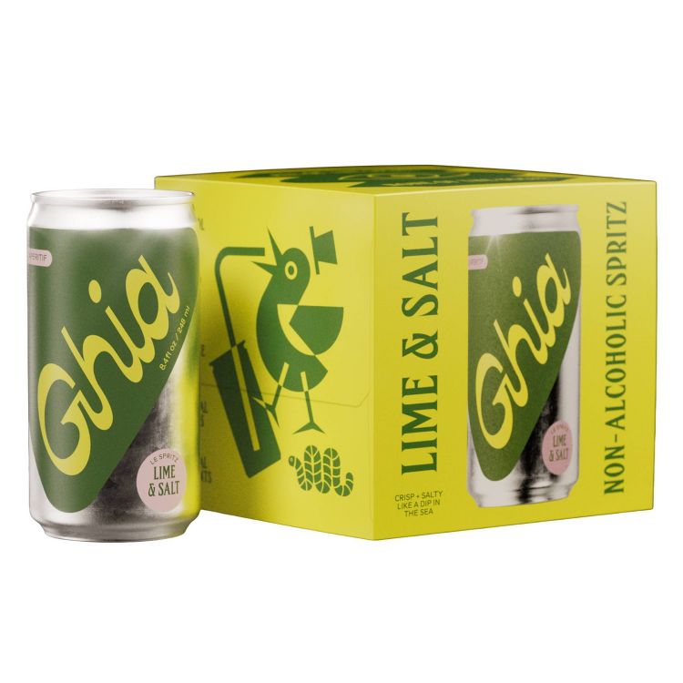 Ghia Non-Alcoholic Le Spritz Lime &#38; Salt - 4pk/8.4 fl oz Cans, 1 of 7