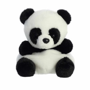 Aurora Mini Bamboo Panda Palm Pals Adorable Stuffed Animal White 5" - 1 of 4