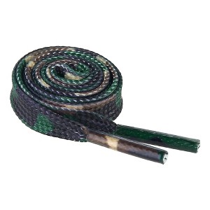 Elerevyo Gender Neutral Colorful Soft Flat Shoe Laces for Sneakers Sports 2 Pairs - 1 of 4