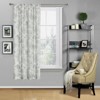 Kate Aurora Shabby Chic Floral Jacobean Sheer Single Tie Up Window Curtain Shade - 4 of 4