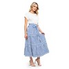 August Sky Women's T-shirt Twofer Maxi Dress - 3 of 4