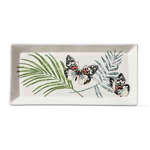 tagltd Palm + Butterfly Platter - 1 of 2