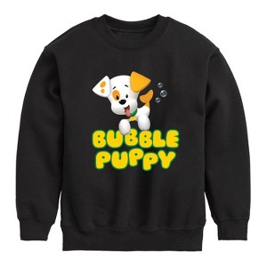 Boys' - Bubble Guppies - Bubble Puppy Graphic Long Sleeve Fleece Sweatshirt - 1 of 4