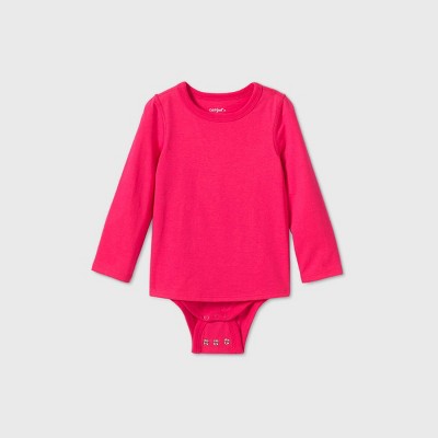 pink long sleeve bodysuit