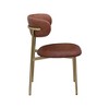 Meridian Furniture,Lupita Vegan Leather Dining Chair, Set of 2 - 4 of 4