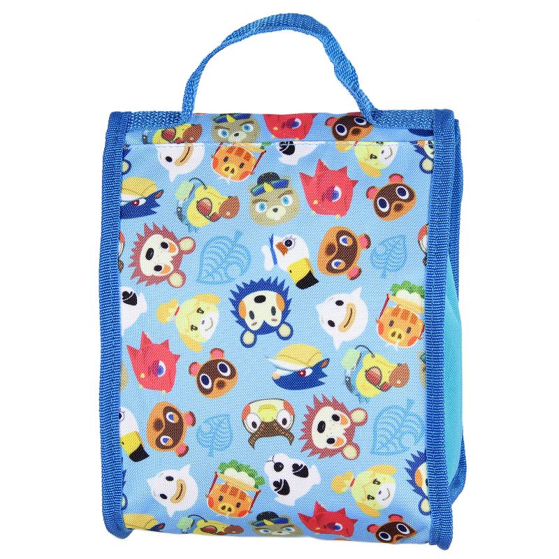 Animal Crossing Character Print Backpack 5 pc Set Lunch Tote Keychain Multicoloured, 5 of 8