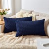 REGALWOVEN Corduroy Fade-Resistant Polyester Modern Square Throw Pillow Covers Set of 2 - 2 of 4