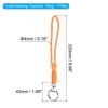 Unique Bargains Braided Wrist Polyester Keychain Wallets Badges Lanyard with Hook 2 Pcs - 2 of 4