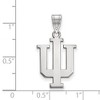 Black Bow Jewelry Sterling Silver Indiana Hoosiers NCAA Large Pendant - 2 of 3