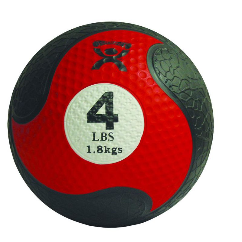 CanDo, Firm Medicine Ball, 8" Diameter, Yellow, 2 lbs., 1 of 4