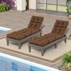 Tangkula 73" Lounge Chaise Cushion Padded Recliner Cushion - 4 of 4